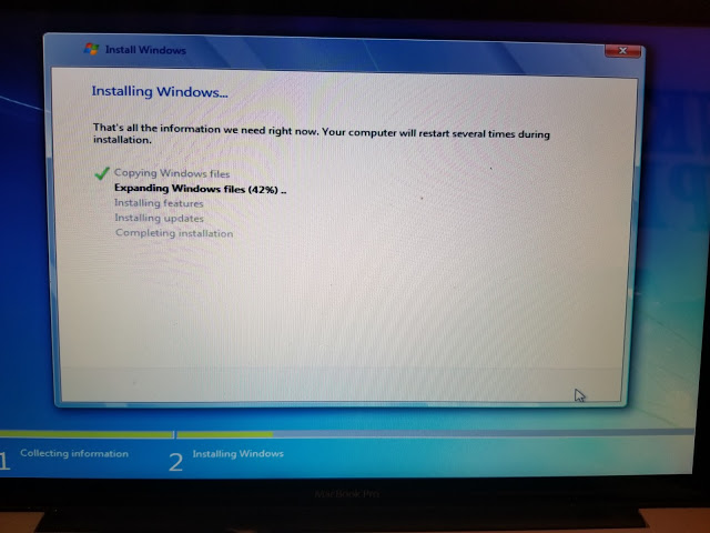 network install windows 7 on mac